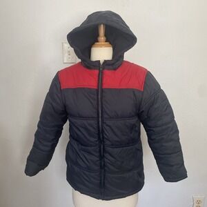 Gymboree Jacket Youth L 10-12 Puffer Fleece Lined Winter Snow Hooded Coat ‎ Warm